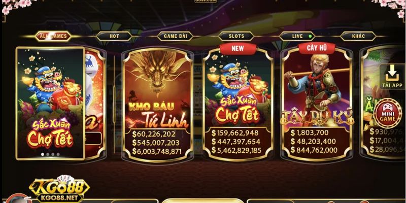 Trải nghiệm game sắc xuân chợ tết tại Go88 hấp dẫn